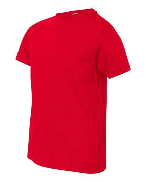 Lat 6101 Youth Fine Jersey Tee - Red - HIT a Double