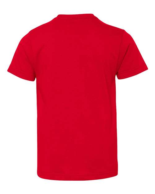 Lat 6101 Youth Fine Jersey Tee - Red - HIT a Double