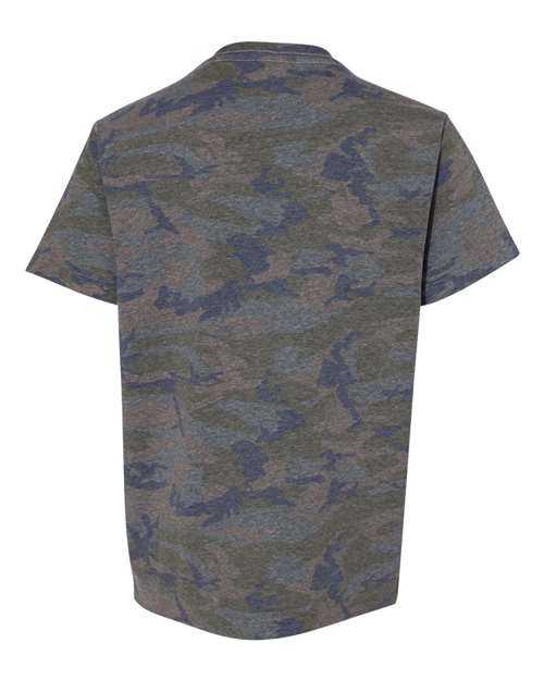 Lat 6101 Youth Fine Jersey Tee - Vintage Camo - HIT a Double