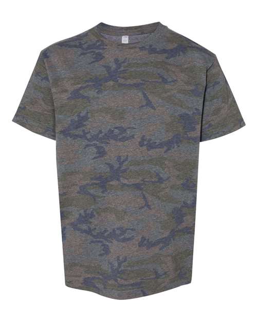 Lat 6101 Youth Fine Jersey Tee - Vintage Camo - HIT a Double