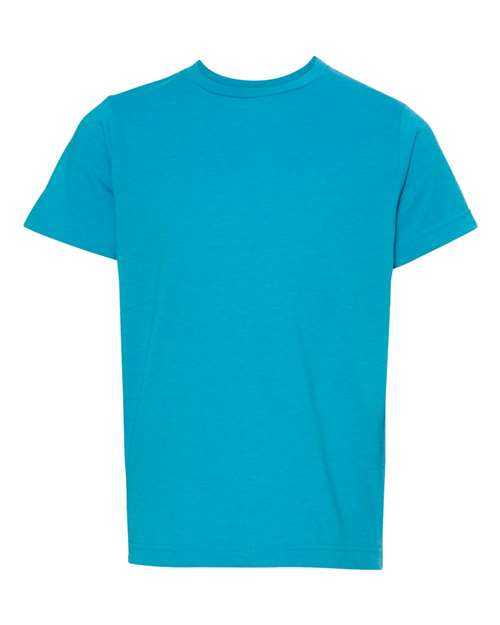 Lat 6101 Youth Fine Jersey Tee - Vintage Turquoise - HIT a Double