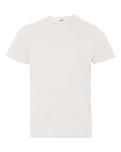 Lat 6101 Youth Fine Jersey Tee - White - HIT a Double