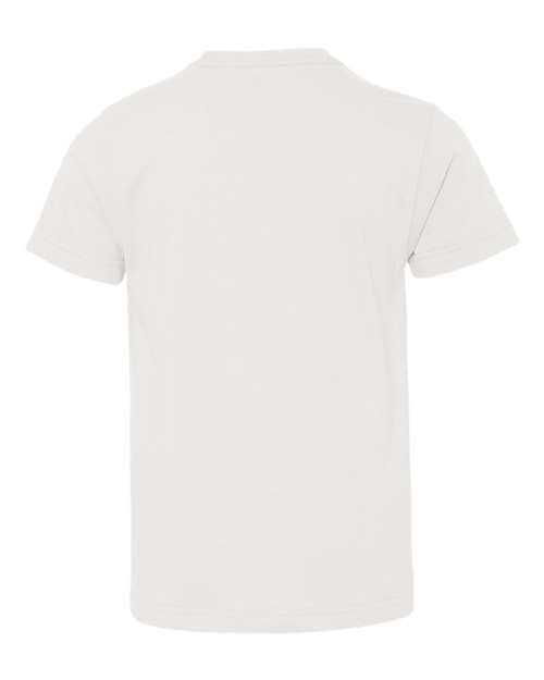 Lat 6101 Youth Fine Jersey Tee - White - HIT a Double