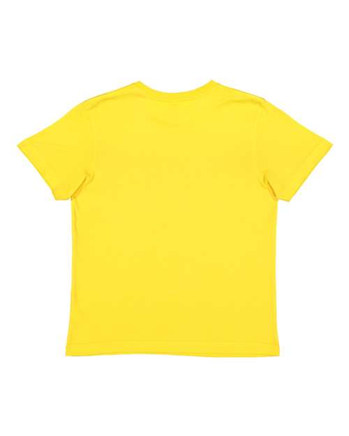Lat 6101 Youth Fine Jersey Tee - Yellow - HIT a Double