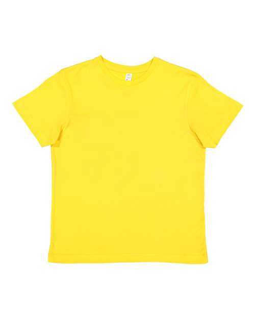 Lat 6101 Youth Fine Jersey Tee - Yellow - HIT a Double