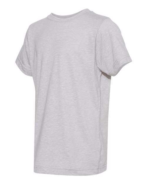 Lat 6191 Youth Harborside Melange T-Shirt - Grey Melange - HIT a Double