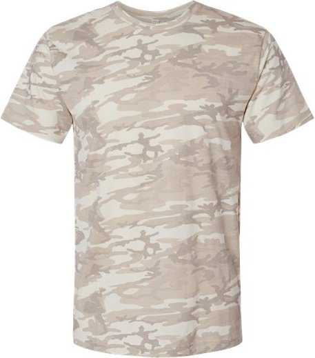 Lat 6901 Fine Jersey Tee - Natural Camo" - "HIT a Double