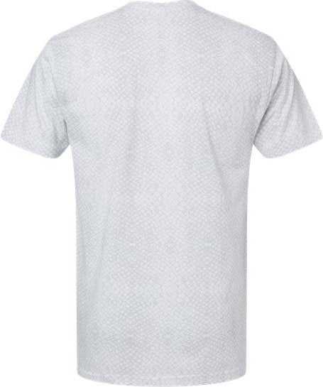 Lat 6901 Fine Jersey Tee - White Reptile" - "HIT a Double