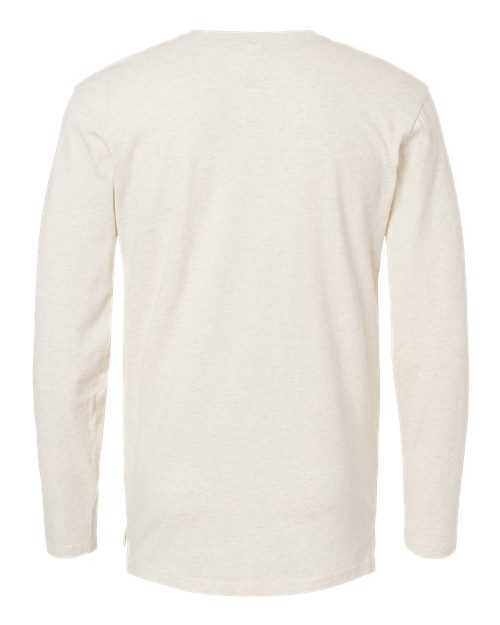 Lat 6918 Fine Jersey Long Sleeve Tee - Natural Heather - HIT a Double