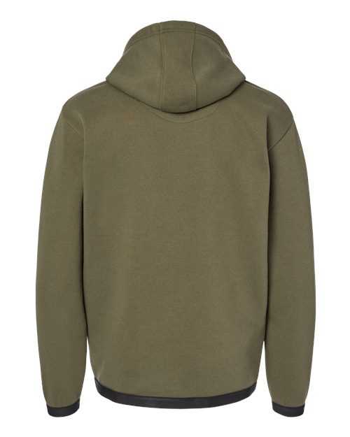 Lat 6996 The Statement Fleece Hoodie - Military Green Black - HIT a Double