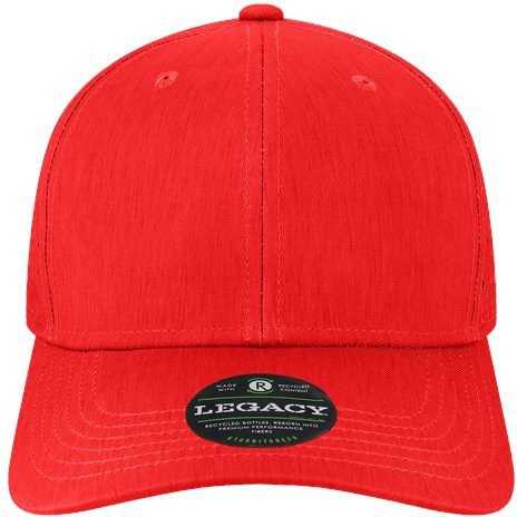 Legacy REMPA Reclaim Mid-Pro Adjustable Cap - Eco Scarlet Red - HIT a Double - 1