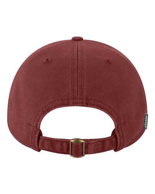 Legacy EZA Relaxed Twill Dad Cap - Burgundy - HIT a Double - 2