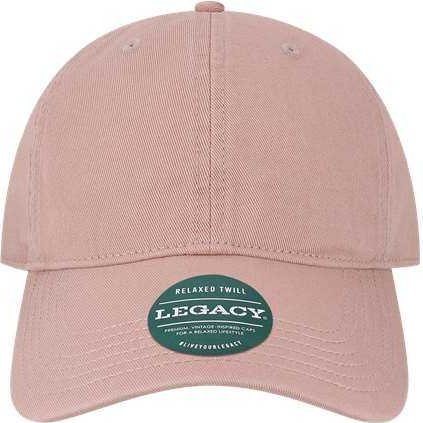 Legacy EZA Relaxed Twill Dad Cap - Dusty Rose - HIT a Double - 1