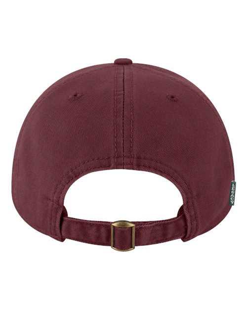 Legacy EZA Relaxed Twill Dad Cap - Maroon - HIT a Double - 2