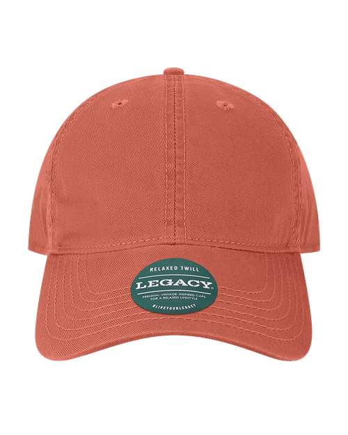 Legacy EZA Relaxed Twill Dad Cap - Nantucket Red - HIT a Double - 1