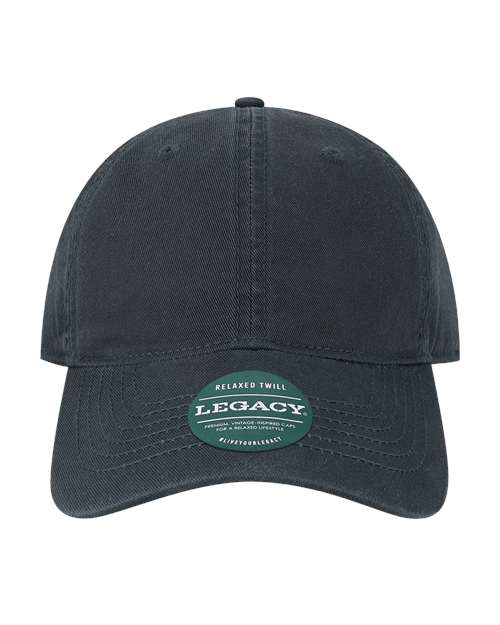 Legacy EZA Relaxed Twill Dad Cap - Navy - HIT a Double - 1