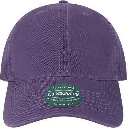 Legacy EZA Relaxed Twill Dad Cap - Purple - HIT a Double - 1