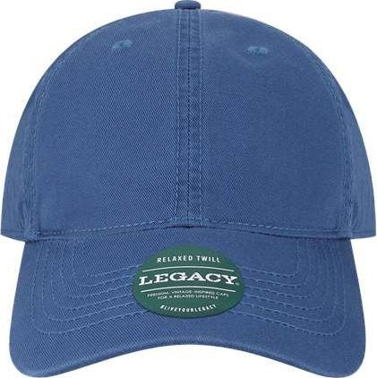Legacy EZA Relaxed Twill Dad Cap - Royal - HIT a Double - 1