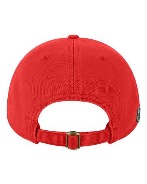 Legacy EZA Relaxed Twill Dad Cap - Scarlet - HIT a Double - 1