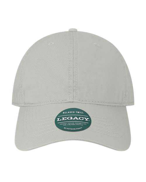 Legacy EZA Relaxed Twill Dad Cap - Silver - HIT a Double - 1