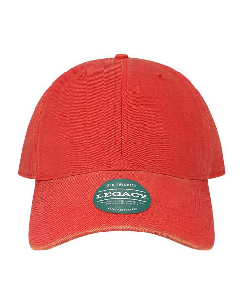 Legacy OFAST Old Favorite Solid Twill Cap - Scarlet - HIT a Double - 1