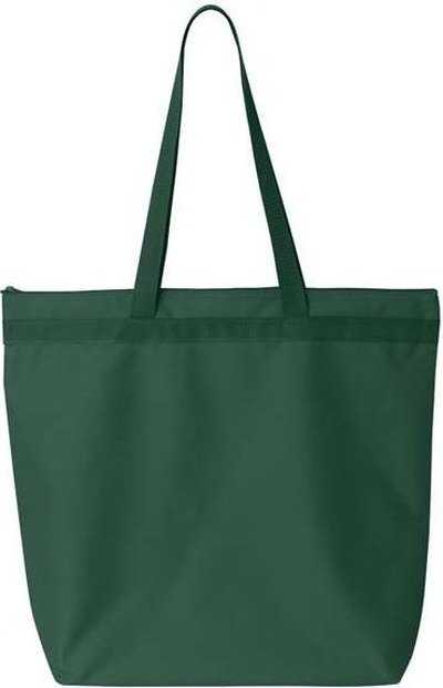 Liberty Bags 8802 Recycled Zipper Tote - Forest - HIT a Double - 1