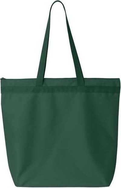 Liberty Bags 8802 Recycled Zipper Tote - Forest - HIT a Double - 2