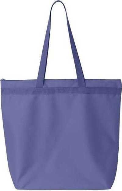 Liberty Bags 8802 Recycled Zipper Tote - Lavender - HIT a Double - 1