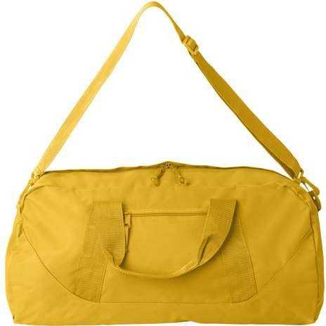 Liberty Bags 8806 Recycled 23 1/2&quot; Large Duffel Bag - Bright Yellow - HIT a Double - 1