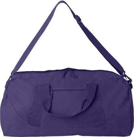 Liberty Bags 8806 Recycled 23 1/2&quot; Large Duffel Bag - Purple - HIT a Double - 1