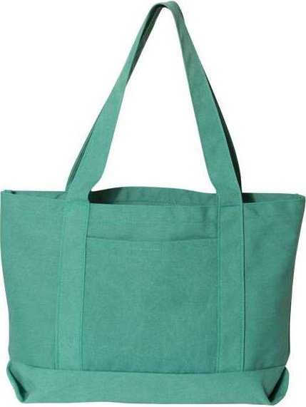 Liberty Bags 8870 Pigment-Dyed Premium Canvas Tote - Seafoam Green - HIT a Double - 1