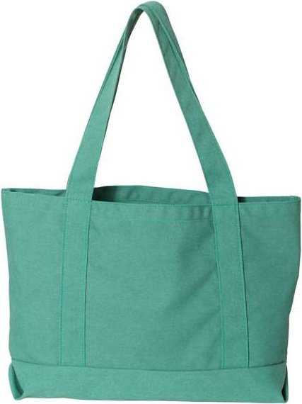 Liberty Bags 8870 Pigment-Dyed Premium Canvas Tote - Seafoam Green - HIT a Double - 2