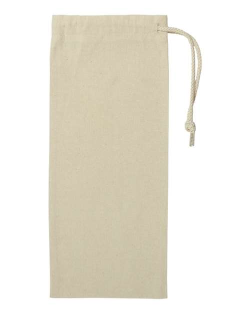 Liberty Bags 1727 Drawcord Wine Bag - Natural - HIT a Double