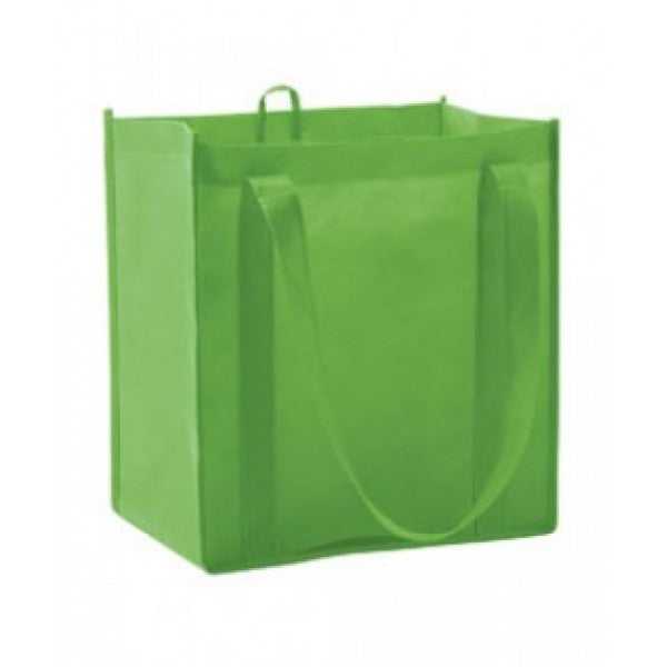 Liberty Bags 3000 Non-Woven Reusable Shopping Bag - Lime Green - HIT a Double