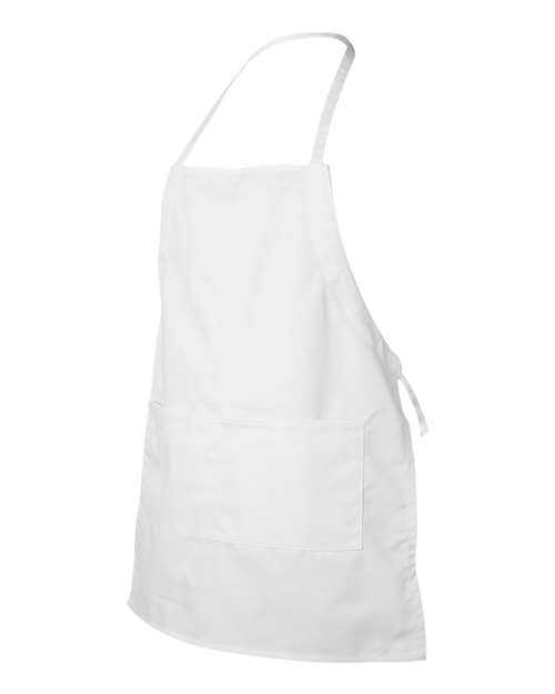Liberty Bags 5502 Two-Pocket Butcher Apron - White - HIT a Double