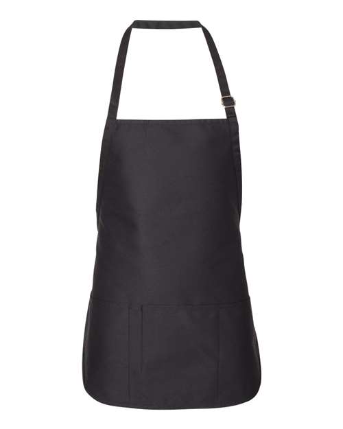 Liberty Bags 5507 Adjustable Neck Strap Apron - Black - HIT a Double