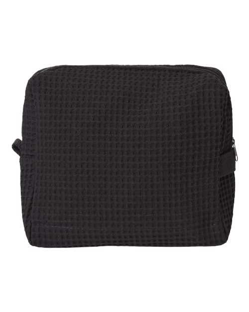 Liberty Bags 5770 Tammy Waffle Weave Spa Bag - Black - HIT a Double