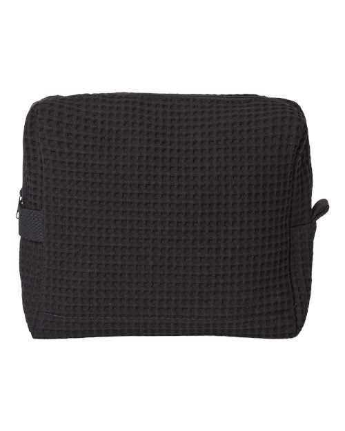 Liberty Bags 5770 Tammy Waffle Weave Spa Bag - Black - HIT a Double