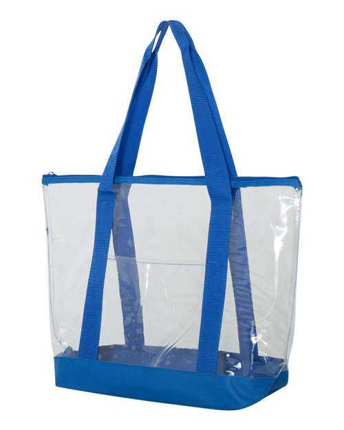 Liberty Bags 7009 Clear Boat Tote - Royal - HIT a Double