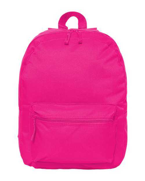 Liberty Bags 7709 16&quot; Basic Backpack - Hot Pink - HIT a Double