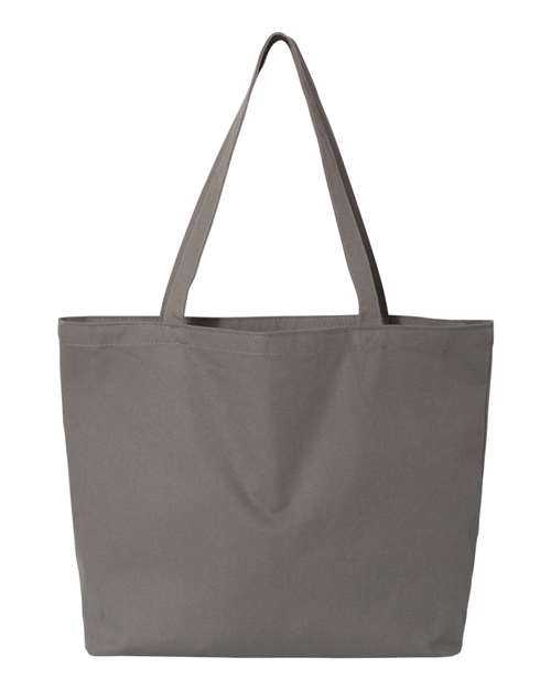 Liberty Bags 8507 Pigment-Dyed Premium Canvas Tote - Grey - HIT a Double