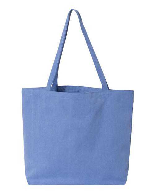 Liberty Bags 8507 Pigment-Dyed Premium Canvas Tote - Periwinkle Blue - HIT a Double