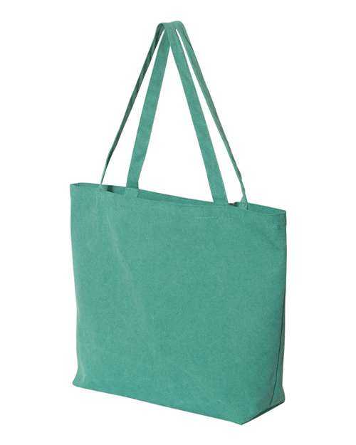Liberty Bags 8507 Pigment-Dyed Premium Canvas Tote - Seafoam Green - HIT a Double