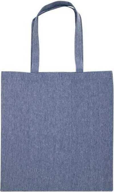 Liberty Bags 8860R Nicole Recycled Tote - Heather Medium Blue&quot; - &quot;HIT a Double