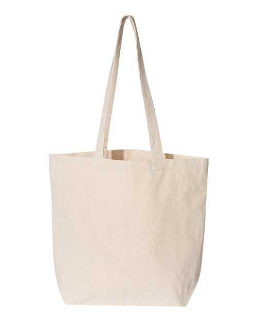 Liberty Bags 8866 Large Canvas Tote - Natural - HIT a Double
