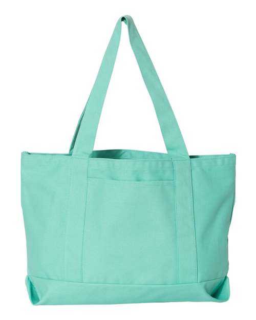 Liberty Bags 8870 Pigment-Dyed Premium Canvas Tote - Sea Glass Green - HIT a Double