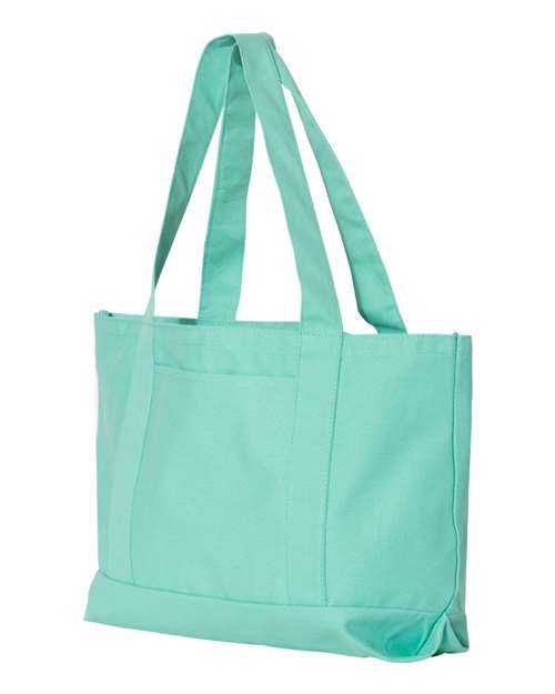 Liberty Bags 8870 Pigment-Dyed Premium Canvas Tote - Sea Glass Green - HIT a Double