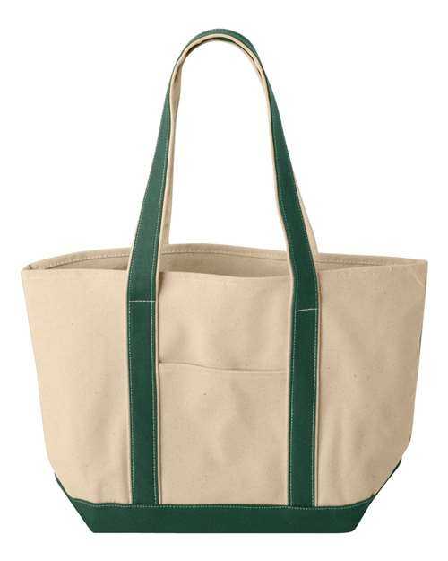 Liberty Bags 8871 Large Boater Tote - Natural Forest - HIT a Double