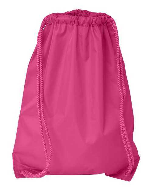 Liberty Bags 8881 Drawstring Pack with DUROcord - Hot Pink - HIT a Double