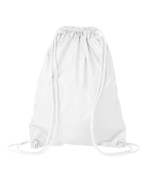 Liberty Bags 8881 Drawstring Pack with DUROcord - White - HIT a Double